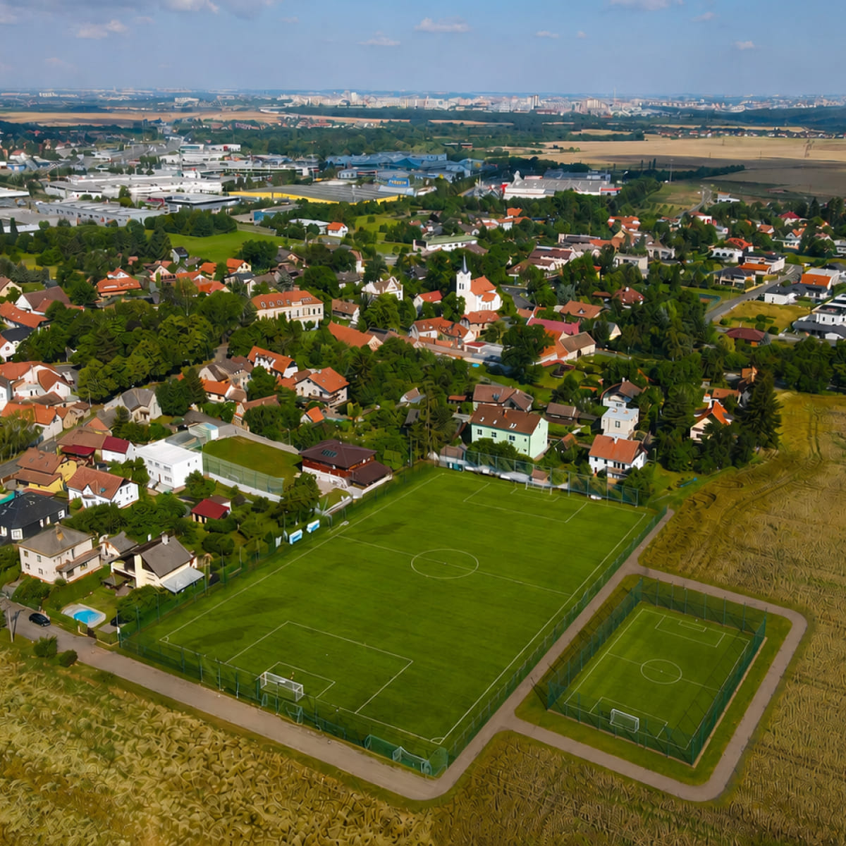 Návrh hřiště s umělým povrchem – druhá fáze